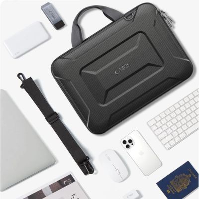 9. Tech-Protect Ranger-X Tactical Laptop Case for 15-16" - Black