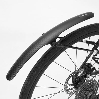 6. Wozinsky WBR-01 universal adjustable bicycle fender - black