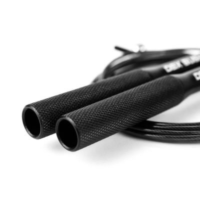 6. Aluminum skipping rope with steel cable DBX Pro Black + cover