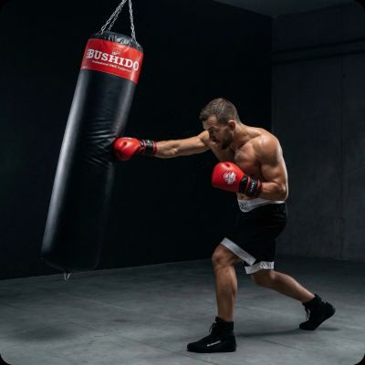 17. Punching bag - 130 Red - 130 cm / 30 kg