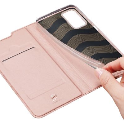 8. Dux Ducis Skin Pro Bookcase type case for Samsung Galaxy A03s pink