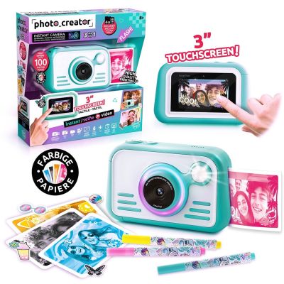 3. PHOTO CREATOR Instant camera with color photo paper