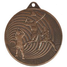 Bronze Medal Volleyball Steel Medal MMC3073/B