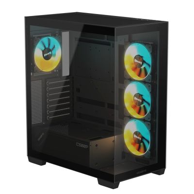 5. GIGABYTE C500 PANORAMIC STEALTH Midi Tower Black