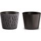 4. SANDY ROUND POT DIAMETER 22 CM ANTHRACITE