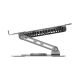 11. UNITEK OT1098AGY01 laptop stand Notebook and tablet stand Silver 43.9 cm (17.3")