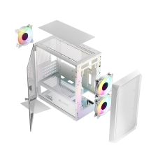 LOGIC HOUSING PORTOS ARGB MINI USB 3.0 WHITE