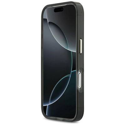 5. Guess IML Script Metal MagSafe Case for iPhone 17 Pro Max - Black