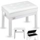 V-TONE PB2 WH piano keyboard bench white tapi