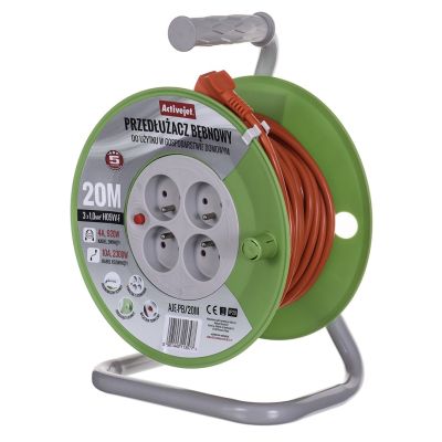 2. Activejet PB/20m extension cable reel