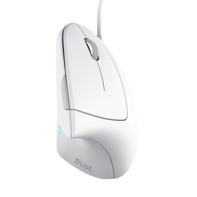 7. TRUST Verto ERGO vertical ergonomic White mouse