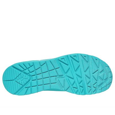 4. Women’s Skechers Uno Stand On Air Green Sneakers (73690-TURQ)