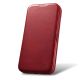 19. iCarer CE Oil Wax Premium Leather Folio Case iPhone 14 Plus Magnetic Flip Leather Folio Case MagSafe Red (AKI14220707-RD)