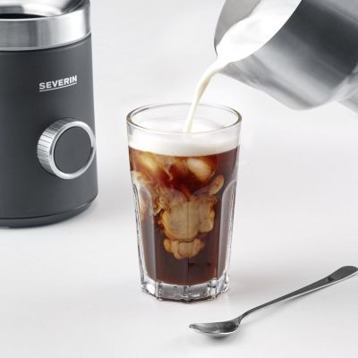 8. Severin Induction Milk Frother Spuma stainless steel black silver SM 3587 (SM3587)