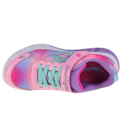 3. Skechers Flutter Heart Lights 302315L-PKMT Pink 30