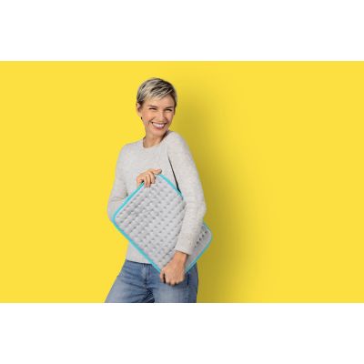 4. Ecomed by Medisana HP-50E Electric Heating Pad 100 W | 3 Heat Settings | 300 x 400 mm | Grey