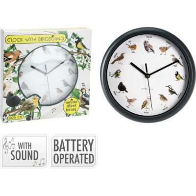 9. ORNITHOLOGIST WALL CLOCK 25CM