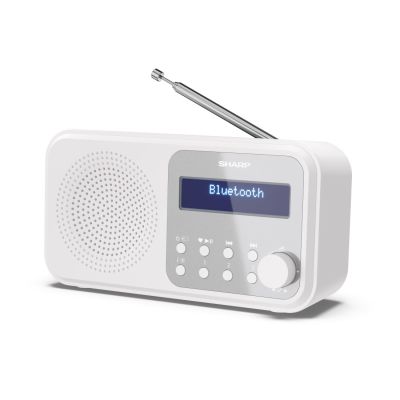 2. Sharp DR-P420 DR-P420WHP Portable Radio White