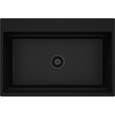 Single-bowl magnetic granite sink