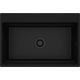 Single-bowl magnetic granite sink