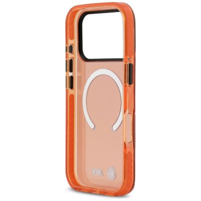 7. BMW M IML Shockproof Metal Logos MagSafe Case for iPhone 17 Pro Max - Pro Orange