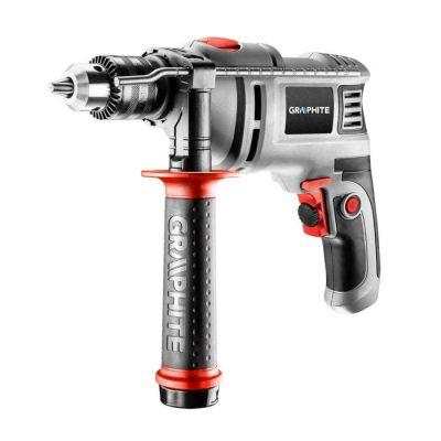 5. Graphite 58G725 Drill 3000 RPM, Keyed Chuck, Grey