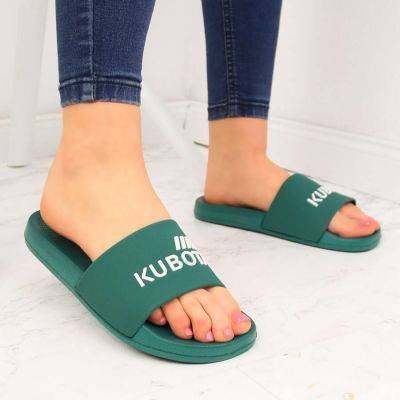 2. Kubota basic green pool flip-flops