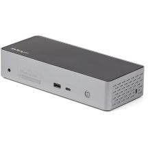 StarTech.com DK31C4DPPDUE Wired Docking Station USB 3.2 Gen 2 (3.1 Gen 2) Type-C Black, Gray