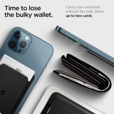 12. Spigen Valentinus Magnetic Wallet with MagSafe - Black