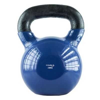 31. Blue HMS KNV28 cast iron kettlebell 28kg