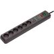 Brennenstuhl Secure-Tec Surge Protection 15.000 A Black 6 x Mains Socket 3 m