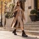 8. Women's Heeled Platform Ankle Boots in Chocolate Brown Vinceza 58665