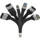 4. Techly ICOC USBC-RJ45 Network Cable Black 0.144 m