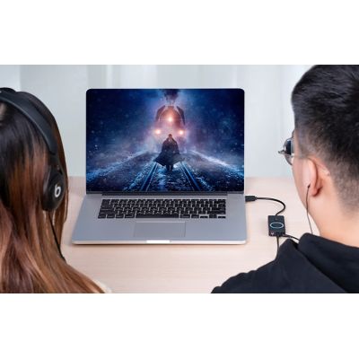 2. Vention 1m USB 2.0 External Sound Card with Volume Control
