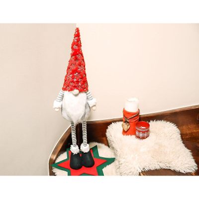 7. DECORATIVE gnome with telescopic legs 56-75cm