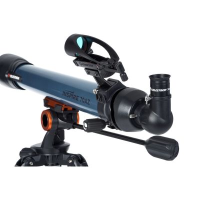 11. Celestron Inspire 70AZ 35x Scope Black, Blue