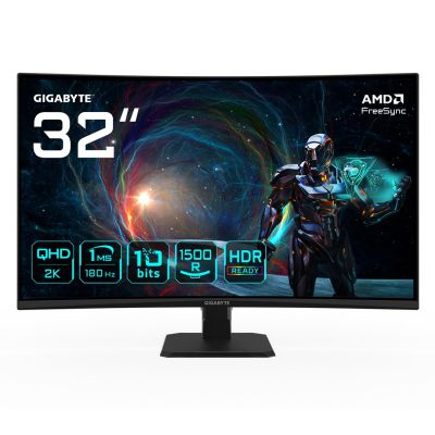 GIGABYTE LED Monitor 31.5" GS32QCA 180 Hz
