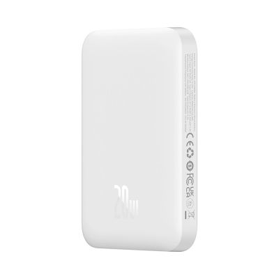 4. Baseus Magnetic Mini Air PPCXM06A 6000mAh 20W Power Bank with Simple Series USB-C Cable - White