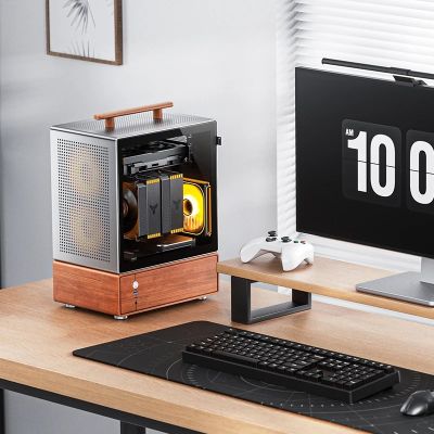 25. Jonsbo T7 PC Case, Midi-Tower, mATX, Tempered Glass - Silver