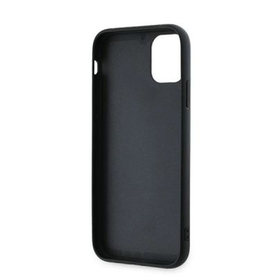 7. Karl Lagerfeld Diagonal Quilted Script case for iPhone 11 / Xr - black