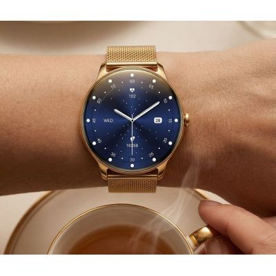 14. Smartwatch Gravity Gold Strap + Bracelet GT31-1