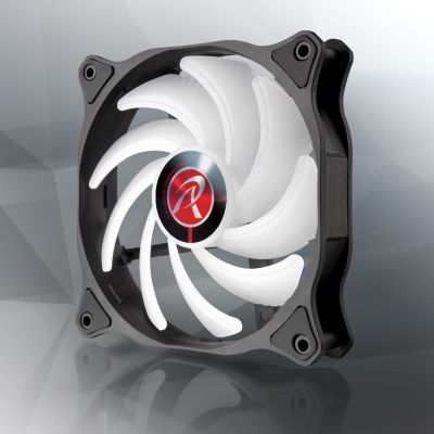 5. RAIJINTEK EOS 12 RBW ADD Motherboard, Processor Fan 12 cm Black, White 2 pcs.