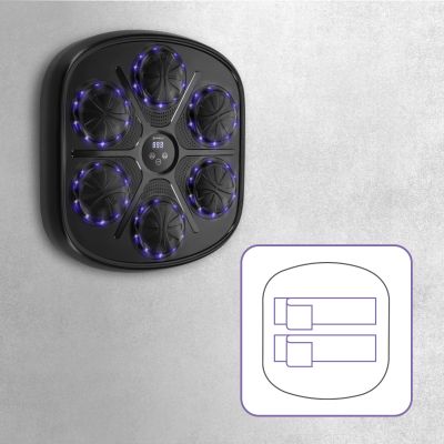 9. TB03 Bluetooth Electronic Boxing Target with Music and HMS Gloves