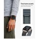 8. Spigen Athlex Air M Strap for Apple Watch 44 / 45 / 46 / 49 mm - Black and Gray