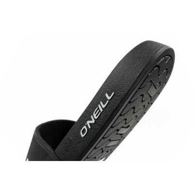 7. O'neill men's sports slippers Logo comfortable fashionable black