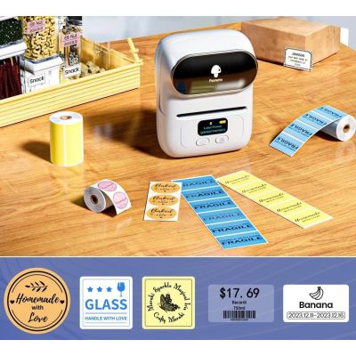 6. Extralink Mini Printer Labeler | Mini Printer | White