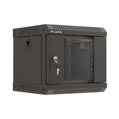 14. Lanberg WF11-3304-10B 4U Rack Wall Mount Cabinet Black