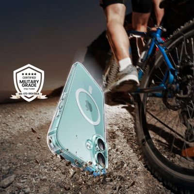 5. Ugreen Classy Clear Magnetic Case with MagSafe for iPhone 16 Plus - Clear