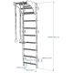 8. BENCHK GYMNASTICS WALL BARS WITH ADJUSTABLE BEECHWOOD PULL-UP BAR AND GYMNASTICS ACCESSORIES 711B A076