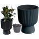 12. MILLY FLOWER POT ON LEG DIAMETER 30 CM ANTHRACITE